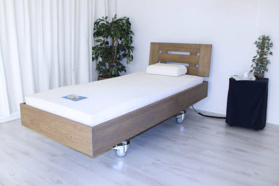 Forest Premium 1 persoons massief eiken hooglaagbedden. 90, 100,120 en 140 breed.